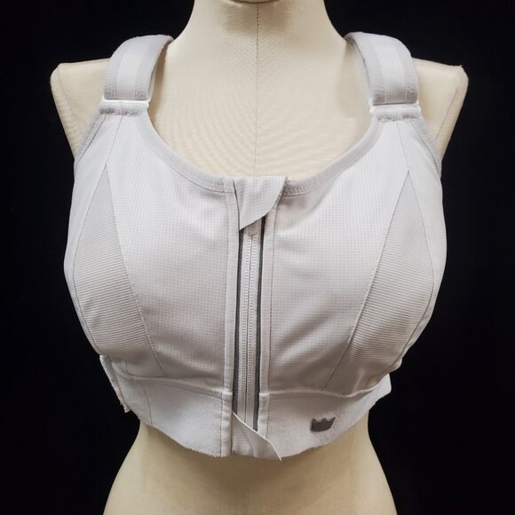 Shefit Womens Adjustable Athletic Sports Bra Size 1Luxe White Workout Fitness - Picture 1 of 11